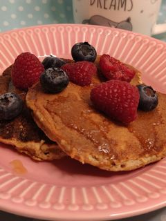 Una foto de Tortitas de avena y plátano (sin azúcar)