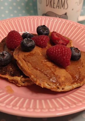 Una foto de Tortitas de avena y plátano (sin azúcar)