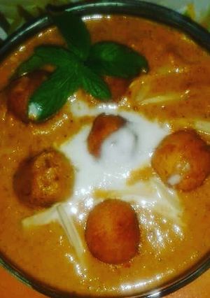 A picture of Malai kofta.