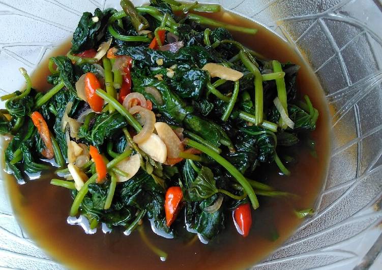 Langkah meracik Tumis daun ketela rambat 🍀 yang Sempurna