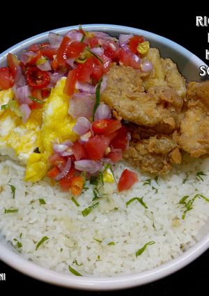 Foto resep Rice Bowl Sambal Dabu-Dabu