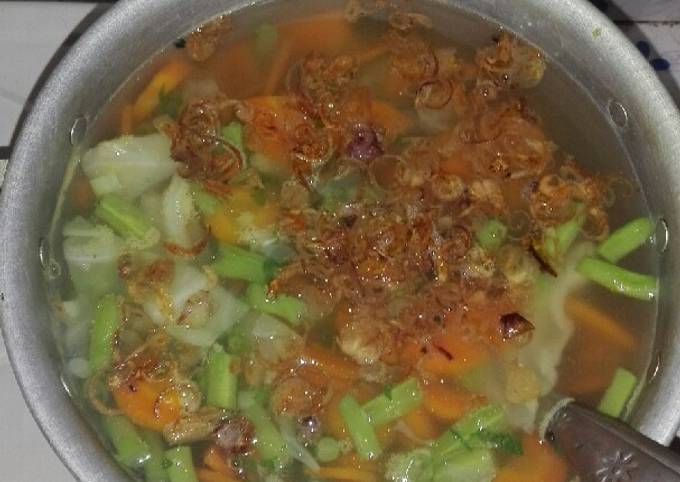 Resep Sup sayuran sehat Yang Lezat