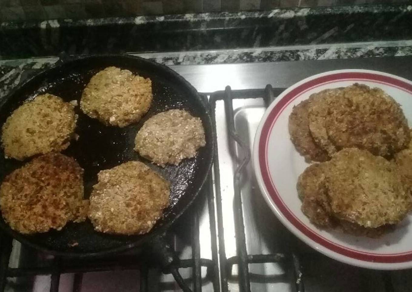 Hamburguesas de lentejas aprox 14 !
