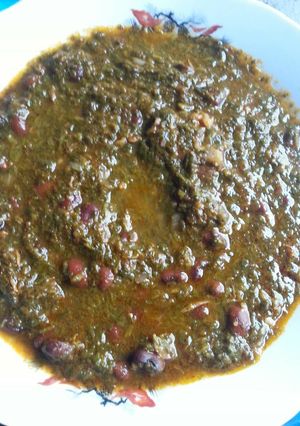 صورة لوصفة سبزي (مرق سبانغ)