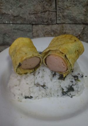Foto resep Telur gulung sosis nori
