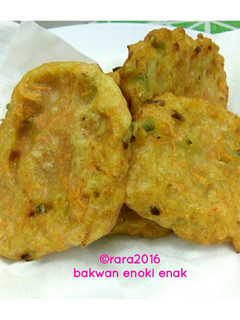 Foto resep Bakwan enoki enak