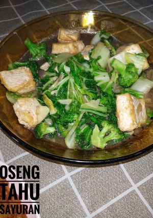 Foto resep Oseng tahu sayuran