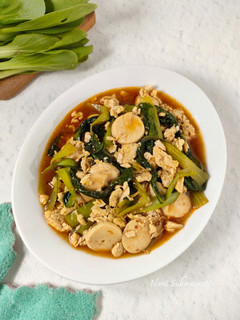 Foto resep Pokcoy Telur Baso Ikan