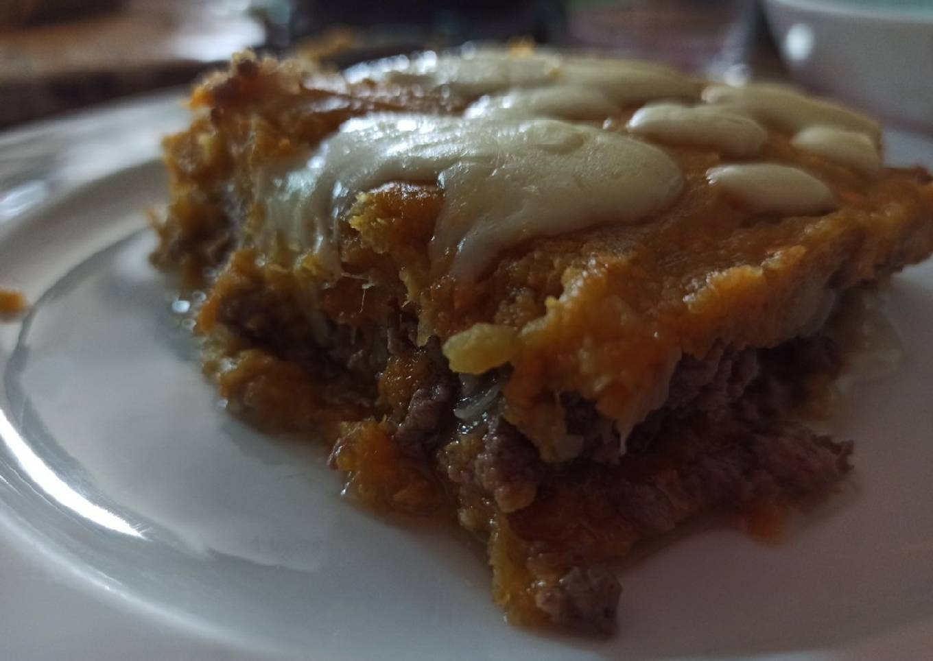 Pastel de carne y boniato