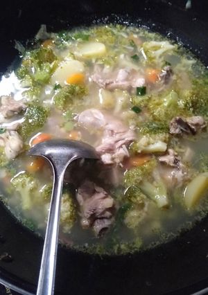Foto resep SOP ayam sayuran