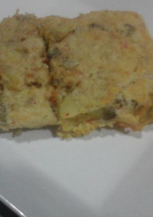 Una foto de Pastel de pescado salado
