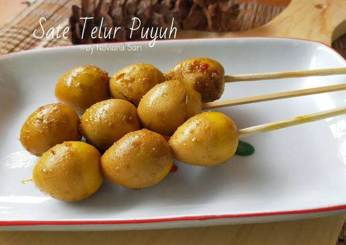 Sate Telur Puyuh ala Angkringan Yogyakarta