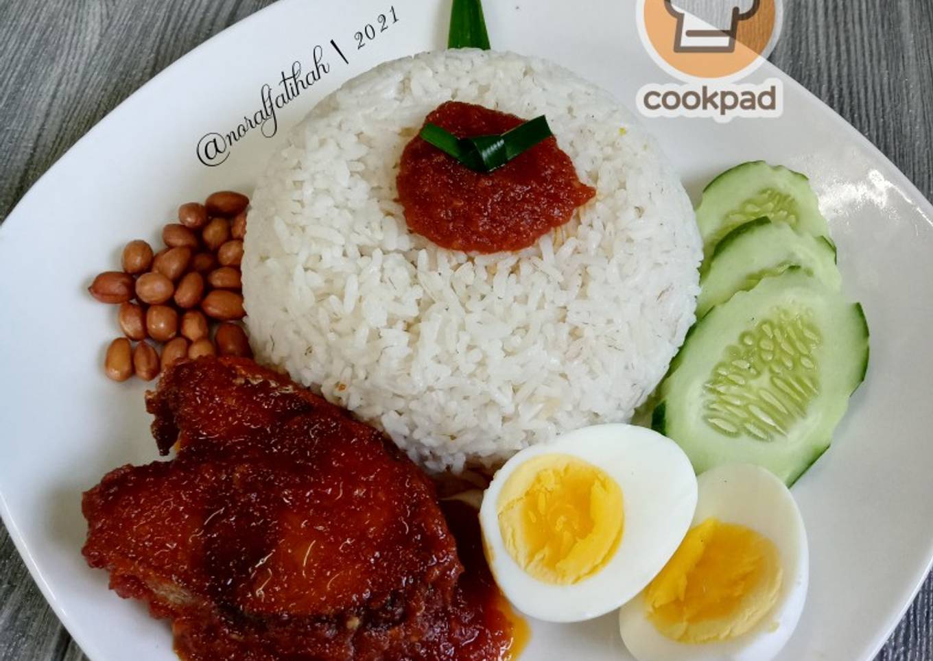 Resepi Nasi Lemak Sambal Ikan Aya/Tongkol (Versi Terengganu) yang Lazat dan Ringkas