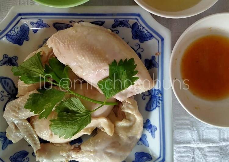 Bagaimana Membuat Ayam Hainan / Hainanese Chicken Anti Gagal