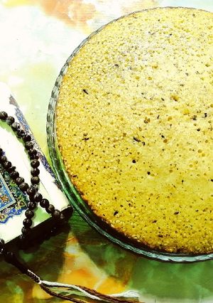 عکسی از دستور کیک بدون فر