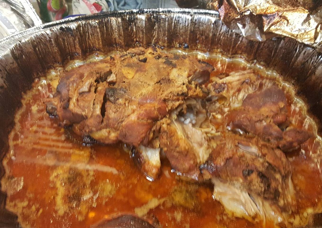 Pierna de cerdo a la sidra 