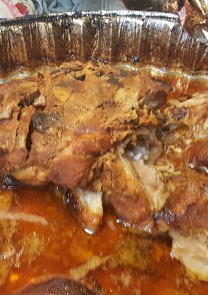 Una foto de Pierna de cerdo a la sidra