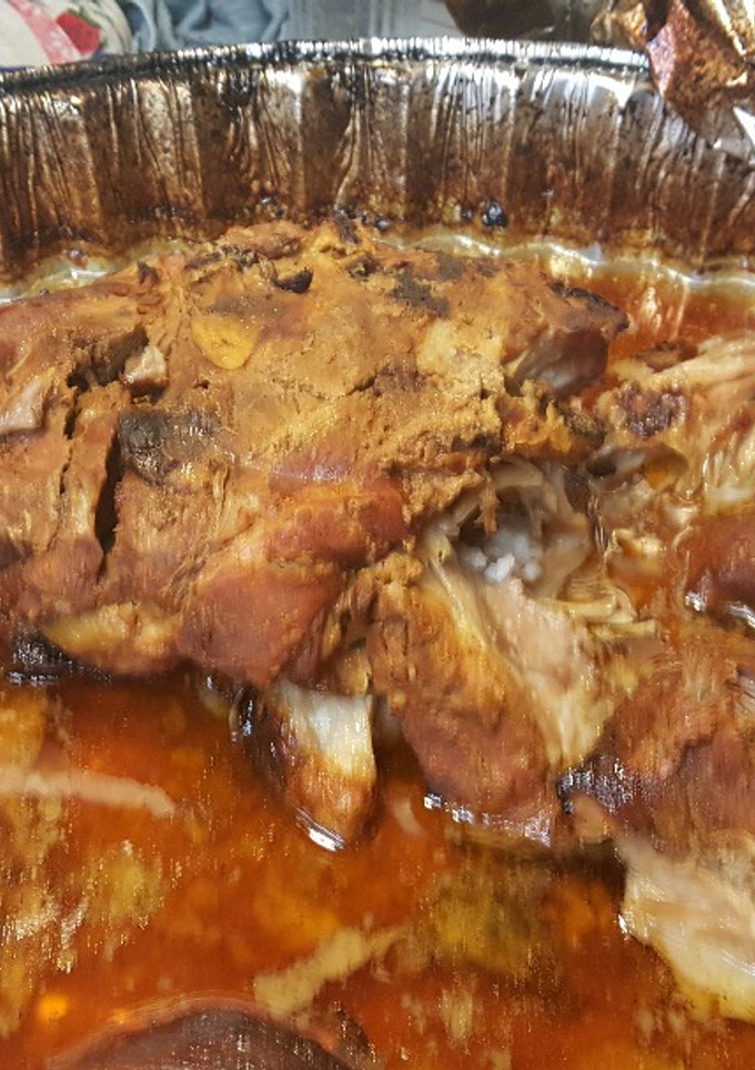 Una foto de Pierna de cerdo a la sidra 