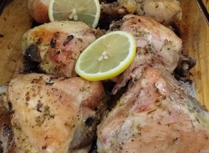 Una foto de Pollo al limón 🍋🍋🍋