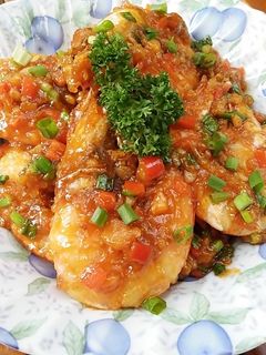 รูปของ กุ้งทอดผัดซอสไข่เค็ม
