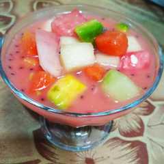 Es buah segar রেসিপির প্রধান ছবি