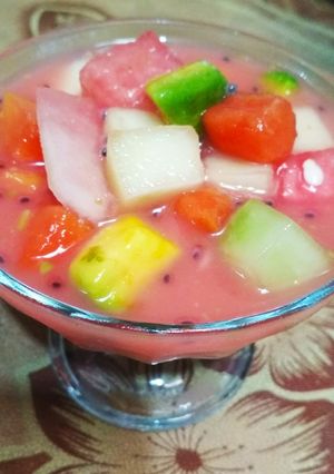 Foto resep Es buah segar