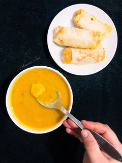 صورة لوصفة شوربة الخضر والغمبري