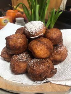 Diétás túrófánk szénhidrátcsökkentett lisztből recept fotója