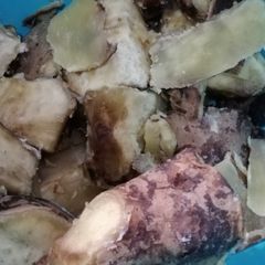 A picture of Steamed sweet potato 🥔.