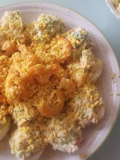 Una foto de Huevos rellenos