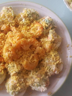 Una foto de Huevos rellenos