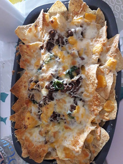 Una foto de Nachos con carne y queso