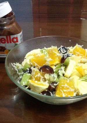 Foto resep Salad buah tanpa mayones