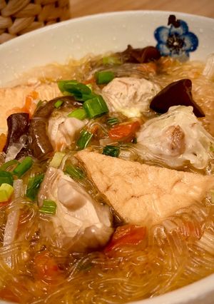 什錦鍋燒細粉( 含五辛 ) 的食譜成品照片