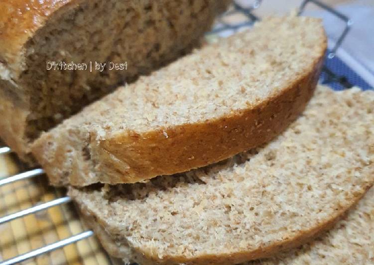 Cara Membuat Roti tawar gandum Yang Gurih