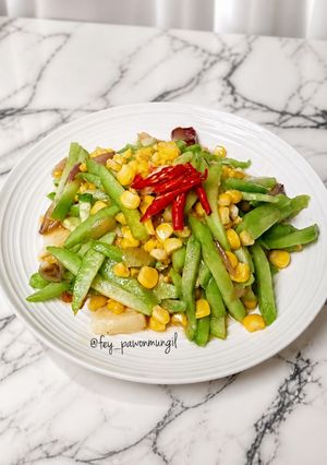 Foto resep Tumis Labu Siam Jagung Manis