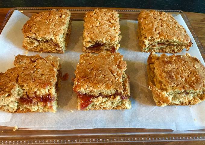 Peanut Butter and Jelly Bars