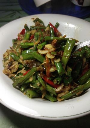 Foto resep Tumis Kacang Panjang Ebi