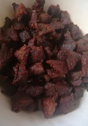A picture of Dry fry beef.