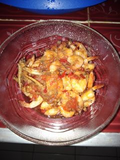Foto resep Udang teri Balado ala mmae