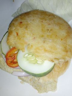 Burger yam😋😋 ainihin hoton girkin