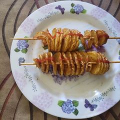 A picture of Crispy spring potato fry.