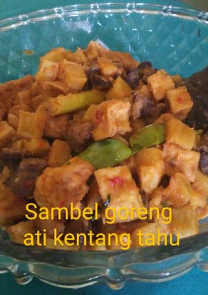 Foto resep Sambel goreng ati kentang tahu