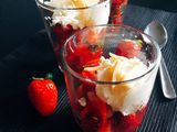 Strawberries and fresh cream#Mymumsrecipe