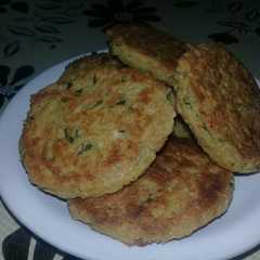 A picture of Hamburguesas de garbanzos!.