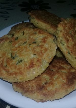 Una foto de Hamburguesas de garbanzos!