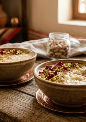 صورة لوصفة مهلبية الرز
