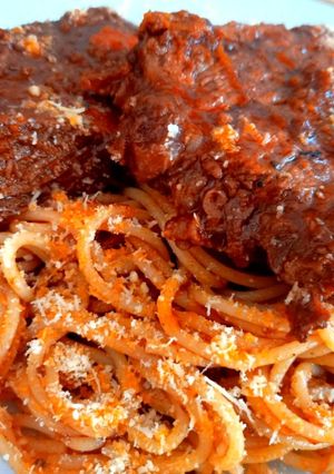 Una foto de Carne Mechada