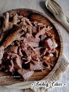 Foto resep Gudeg Nangka Ceker Ayam. Simpel Tanpa Daun Jati
