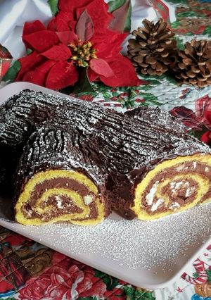 Foto di Tronchetto di Natale al torroncino
